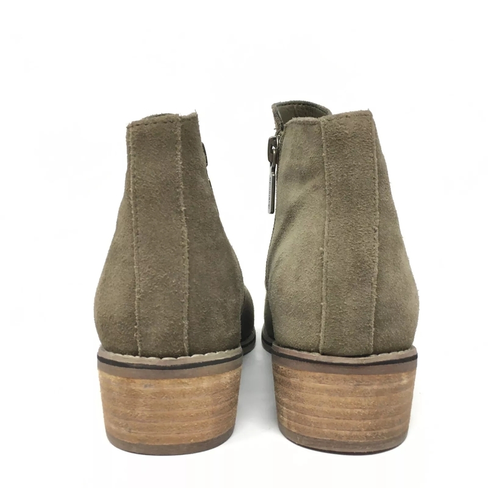 Blondo Liam Waterproof AnkleBoots Booties Shoes Women'sSize 11 Green Suede - Picture 2 of 3